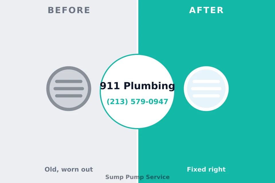 Before and after: plumbing company Kennett Square, PA